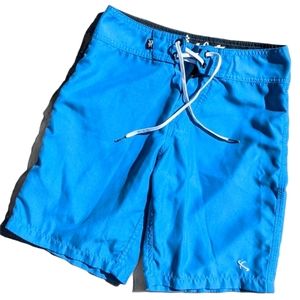 Lost Beach Shorts Blue Size 26 Front Tie Closure